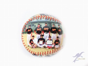 卒業卒部記念品　オリジナル記念品　写真入り記念ボール　野球　ソフトボール