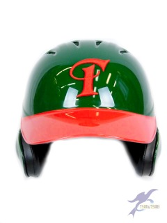 オリジナル　カラーオーダーヘルメット　刺繍ヘルメットマーク
　野球　両耳