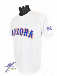大学　野球サークル オリジナル昇華Tシャツ  白Tシャツ　プレゼント