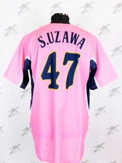 オリジナル昇華ベースボールシャツ ベースボールユニフォーム　ピンク　nasic様2