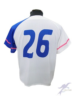 オリジナル昇華ベースボールシャツ 女子ソフトボールユニフォーム