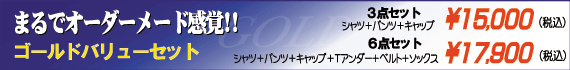 人気の野球ユニフォ－ム　TEAMSゴールドバリューセット