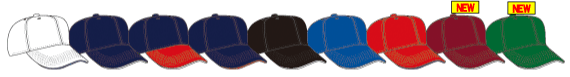 野球帽TMC-20カラーバリエーション